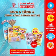 MUA 5 TẶNG 4 | Tổng 9 Bánh - Combo Super 9 Bánh mì tươi Otto - mix vị giá sỉ | Tốt cho sức khoẻ | Ăn