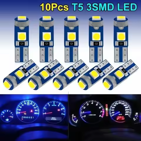 STONEGO 12V canbus T5 58 74 286 W1.2W Super Bright 3030 LED 3SMD wedge LED Light Car Dashboard Instr