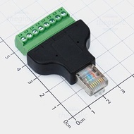 RJ45 Male to 8 Pin Wire Connector