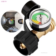 Uiolyiu QCC1/Type 1 Propane Tank Level Indicator with Leak Detector for 5-40LB Cylinders Universal L
