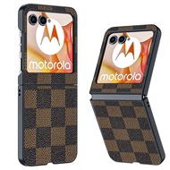 Trường hợp cho Motorola RAZR 2025/RAZR +/siêu lật Vỏ da PU sang trọng phụ kiện toàn bộ chống sốc Vỏ