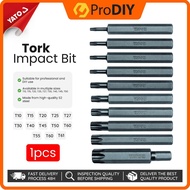 YATO 1PCS Torx Impact Bit High Quality Durable Heavy Duty Repair Tools Torx Security Torx Screwdrive