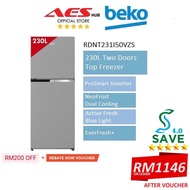 Beko Fridge Refrigerator Inverter 230L Fridge 2 Door Peti Ais 2 Pintu Peti Sejuk 2 Pintu Murah 冰箱 RDNT231I50VZS