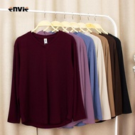 ENVIE NIRA Pleated V-neck Ironless Shirt
