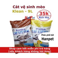 9L bag of cat litter = 4kg Klean Queen9L