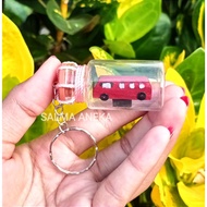 GANTUNGAN SHIP KEYCHAIN IN GLASS BOTTLE SHIP KEYCHAIN PLANE BOTTLE KEYCHAIN CAR HELICOPTER FLOWER BU