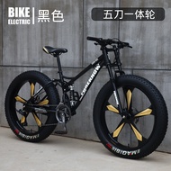 จักรยานเสือภูเขา จักรยานล้อโต มีโช๊คกลาง ล้อโต 24 -26 นิ้ว x 4.0 เฟรมเหล็กไฮเอ็นท์ รับแรงกระแทกได้ดี big wheel mountain bike