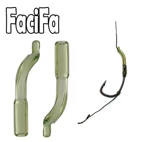 25 or 50 pcs Carp fishing Accessories D Rig kickers hook line aligners sleeve anti tangle sleeve for