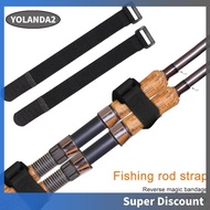 [yolanda2.sg] 20pcs Nylon Fishing Rod Loop Belts Fastening Strap Rope Holder Suspenders Hook