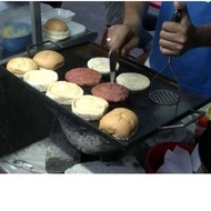 Hot Plate Pan / Kuali Segi Empat/Kuali Leper Burger,Otak-Otak, Ikan Bakar Roti Canai Daging/Kuali Ro