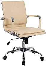 Office Chair Computer Chair Lift Swivel Chair Executive Chair Ergonomic PU Leather Office Chair Reclining Function Gaming Chair (Color : Black) hopeful