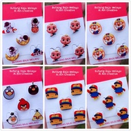 Butang Baju Melayu didi and friend angry bird astronaut cocomelon pororo