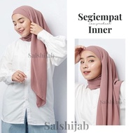 Inner Square 2in1 Square 2 Layer Instant Ciput Hijab Triangle