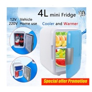 4L car refrigerator mini cold and warm small refrigerator car home dual-use small dormitory household refrigerator