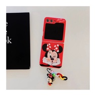 Ốp Lưng Mickey Mouse Samsung Galaxy Z Flip 5 / z flip 4 Kèm Phụ Kiện Xinh Xắn - BUM STORE GALAX
