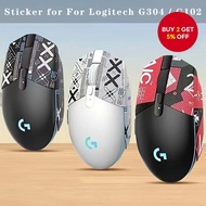 Anti-Slip Grip Tape for Logitech G304/G102 Mouse - Wear-Resistant, Sweat-Absorbent, Soft and Non-Sti