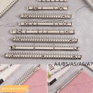 BENJMOORE9Q A4/B5/A5/A6/A7 Loose-leaf File Folder Stationery  Notepad Metal Accessory Notebook Bindi