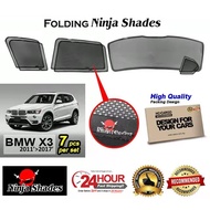 BMW X3 2011'>2017' Magnetic Ninja Shades Sunshade (7pcs)