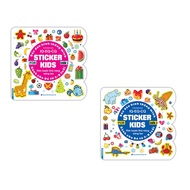 Book - Combo 2c Smart peel-and-stick stickers IQ - EQ - CQ - Sticker for kids book 1+ 2 (2-8 years o