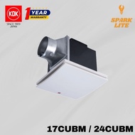 KDK 17CUBM 24CUBM Ceiling Mount Ventilation Fan / Ceiling Exhaust Fan