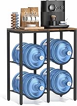 Bikoney 3-Tier 5 Gallon Water Bottle Holder, Water Dispenser Stand with 4 Slots for 5 Gal Carafes, W