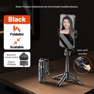 P15Mini 3-in-1 Bluetooth Selfie Stick - Mini Foldable Phone Stand With Remote - 11.7cm to 41.5cm Ext