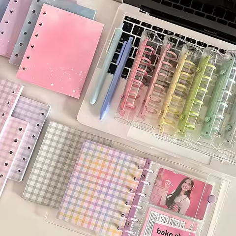 A7 Photo Card Binder Kpop Book Binding Machine Binder Album for Photocard Clear Photo Album Mini Kpo