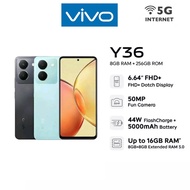 🔥 VIVO Y36 5G - SMARTPHONE POWER 5G TERKINI 🔥 8GB+256GB | 44W FlashCharge | Kamera 50MP AI | Bateri 