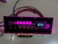 เพลทไฟHT21-HT21 2G- HT21 3G คาราโอเกะ ไม่ย้าย ดิจิตอล สวิตช์โยก ไฟสีชมพู รวมแอมป์คาราโอเกะ AMP ดิจิต