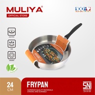 MULIYA FRYING PAN CAPSULE 24 CM STAINLESS INDUCTION FRYPAN INDUCTION PAN