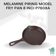 BUN STAR Premium Melamine Fry Pan Model Plate 8 inch P7608A Fry Pan Model Plate Fry Pan Shape Plate 