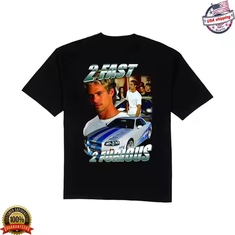 Vintage The 2 Fast 2 Furious Paul Walker Shirt, Fast And Furious Shirt, Unisex T-Shirt Sweatshirt Ho