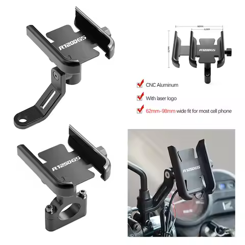 For BMW R1200GS R1250GS R 1200GS R1250 GS R 1250 GS LC ADV Phone Holder GPS Handlebar Mobile Phone B