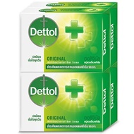 สบู่ Dettol เดทตอล สบู่ก้อน สูตรแอนตี้แบคทีเรีย ปกป้องกลิ่นกาย  ก้อนละ60  กรัม (แพ็ค 4 ก้อน)