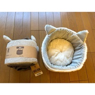 【Direct from Japan】New Cainz Round Cat Bed, Set of 2, Small【Japan Exclusive】