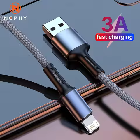 Fast Charge USB Cable For iPhone 14 13 12 11 Pro X Max 5 6s 7 8 Plus SE iPad Origin Line 3m Mobile P