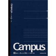 Kokuyo Notebook Campus Notebook Adult Campus with Dots B ruled A5, 50 sheets No. 105BT-DB, Navy. Dim