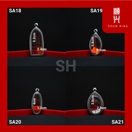 SA1-21 ตลับพระ สแตนเลสแท้ เกรด304 มีลาย ไม่เป็นสนิม ไม่ลอก ไม่ดำ พระปิดตา นางพญา พระรอด พระร่วง เครื