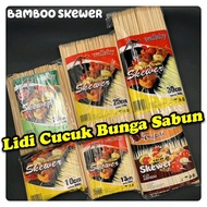 100pcs Bamboo Skewer Lidi Bunga Lidi Cucuk Bunga Sabun Tebal, High Quality