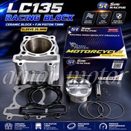 LC135 RACING BLOCK CERAMIC FJN PISTON 72MM 73MM CERAMIC BLOCK LC135 SUM RACING