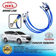Hel Stainless Brakeline Accessories Braided Brake Hose Innova Reborn 2Gd Original and Trusted