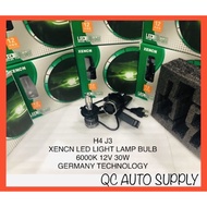 H4 J3 XENCN LED HEAD LIGHT LED BULB 6000K 12V (H4) FOR USE ON: UNIVERSAL VEHICLE 6000K (J3)