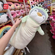 Gối Ôm/ Miniso/ Thú bông Thú nhồi bông lớn 90cm Gối mềm dễ thương Búp bê mèo siêu dài/ Gối ôm MINISO