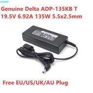 Genuine Delta ADP-135KB T 19.5V 6.92A 135W 5.5x2.5mm Power Supply AC Adapter For Chicony A16-135P1B 