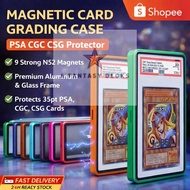 Magnetic Card Grading Protector Case PSA CGC CSG | 9 N52 Strong Magnets | Trading Card Holder