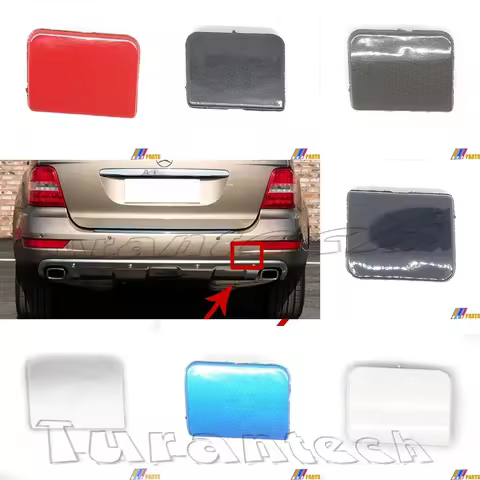 Fit 09-12 Mercedes-Benz ML W164/X164 Facelift 280 300 320 350 420 450 500 550 63AMG REAR TOW COVER A