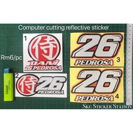 26 PERDOSA Sticker Cutting Overlapping Reflective