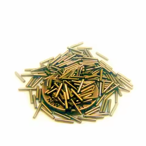 10pcs/Lot 8mm/9mm Universal Golden Brass Copper Hinge Pins Repair Accessory Fit For Zippo Gas Oil Pe