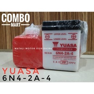 YUASA 6N4-2A-4 BATTERY CONVENTIONAL BATERI C70 Y80 RC80 6N4 C-70 C 70 Y-80 Y 80 RC-80 RC 80 YUASA BA