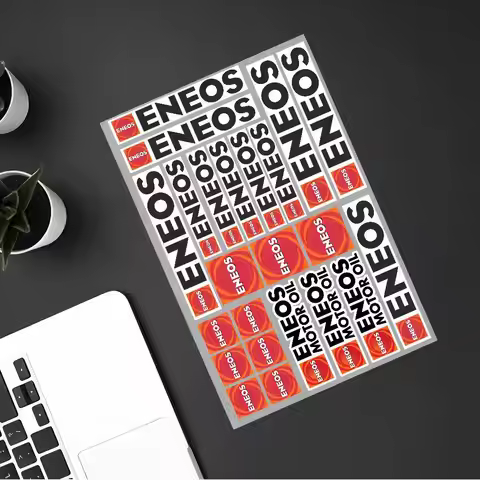ENEOS Japanese Motorcycle Sticker Suitable For Motorcycle Body Reflective Car Sticker Helmet Decal